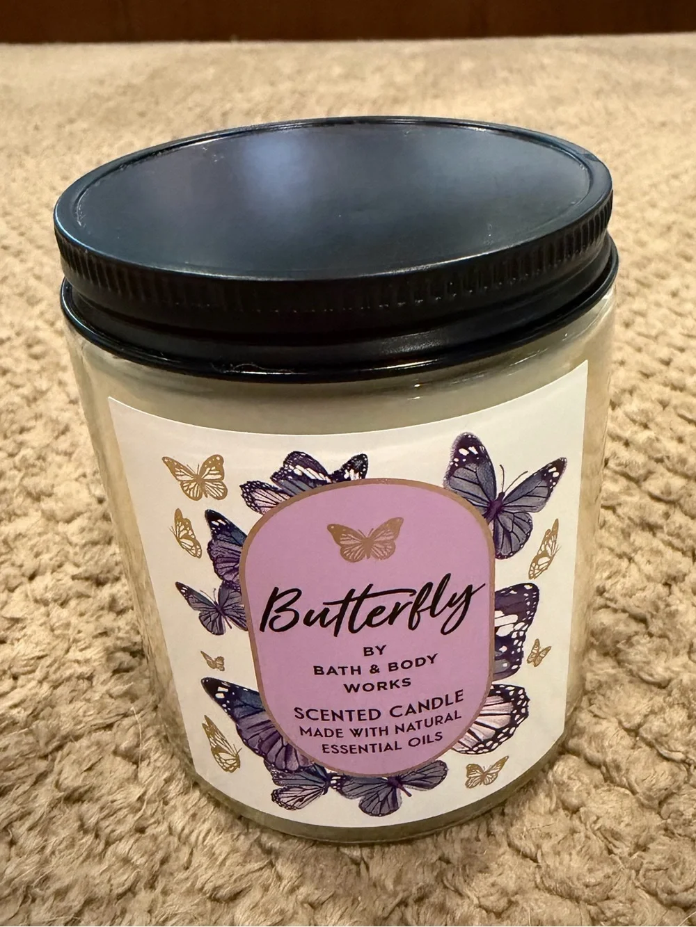 Bath & Body Works Butterfly Scented Single Wick Candle